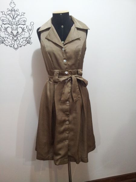 Vestido pied-de-poule